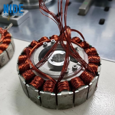2 stacje Koło Hub Motor Stator Winding Machine Automatyczny samowyważający skuter